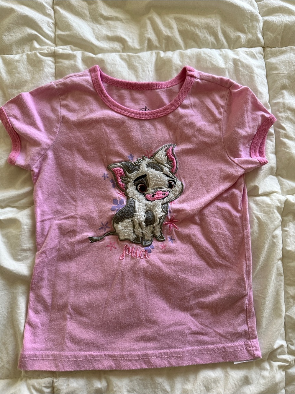 Disney Pink Pua Character Shirt From Moana